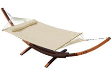SAS AS-S Amaca XXL Deluxe Nobile 410cm con Cornice in Legno larice MOD. Filled Edition Cream