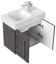 emotion Mobili da bagno con lavabo Geberit Icon XS, 53 cm, a destra, antracite con venature