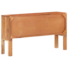 vidaXL Credenza 116x30x66 cm in Legno Massello di Acacia