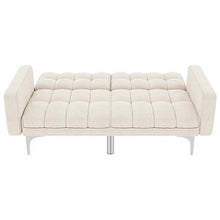 FAMIROSA Divano Letto Crema in Tessuto