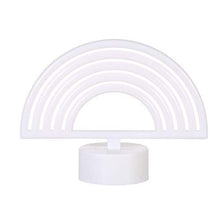 Mobestech - Lampada decorativa da comodino per cameretta dei bambini, 1 pezzo, motivo: arcobaleno