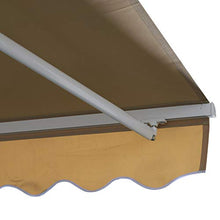 miozzi Tenda da Sole Avvolgibile 3.65x2.5m in Poliestere e Alluminio Beige
