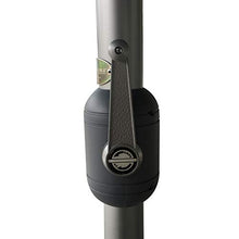 SORARA Apple Ombrellone Tondo 3M da Giardino | Grigio | Larghezza palo 48 mm | Alluminio Inox