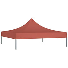 vidaXL Tetto per Tendone per Feste 3x3 m Terracotta 270 g/m²