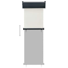 Tenda laterale per balcone, 60 x 250 cm, color crema