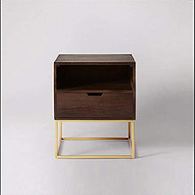 Comodino in legno massello cassettiera comodino, resistente, adatto per camera da letto, soggiorno, ecc.