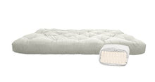 Futon in cotone con 15 cm di lattice, 140x200x19 cm