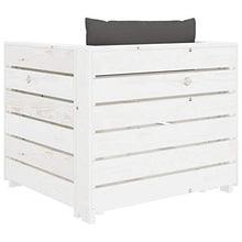 FAMIROSA Set Divani da Giardino 2 pz con Cuscino Antracite in Legno -1894