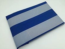 tenda da sole a righe con ganci e anelli - telo parasole a caduta per balcone (marrone, 150x300)