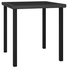 Tidyard Set Mobili in Rattan da Esterno con Tavolino,2 Poltrone e Divano con Cuscini,per Giardino,Terrazza e Balcone,Set Tavolo da Pranzo Esterno