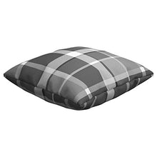 vidaXL Cuscini Decorativi 4 pz Grigi a Quadri 40x40 cm in Tessuto