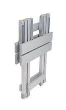 Bo-Camp Sgabello/Tablet Pieghevole Grigio 30 x 25 x 40 cm