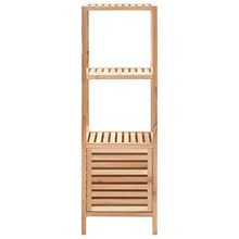 vidaXL Legno Massello di Noce Armadietto da Bagno Mobiletto Arreddo da Bagno