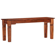 vidaXL - Panca in legno di acacia massiccio, 110 cm