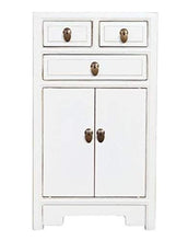 Fine Asianliving Armadio Cinese Bianco L44xP42xA77cm