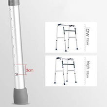 Telaio da passeggio Rollator Leggero Mobility Walker per Sedile 2, Regolabile in 8 File (Colore : D)