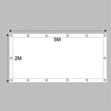 Tenda da Sole A Vela, Parasole Rettangolare in Tessuto Parasole, Tende da Esterno Traspiranti per Pergola Cortile da Giardino Patio, Sabbia, Facile da Installare,2 * 5M
