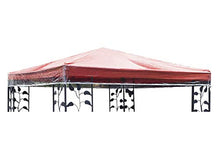 QUICK STAR Gazebo Cover Protettiva Pavillon 3 x 3 m Impermeabile Protezione dagli Agenti atmosferici Trasparente