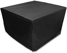 N / A mobili da Giardino Impermeabile di Oxford di Vimini del sofà Protezione Giardino Esterno Cortile Polvere Pioggia Neve Nera 10 parapioggia Dimensioni, 242x162x100cm