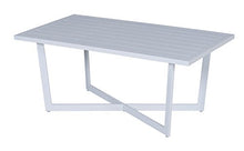 Garden Impressions 07048 GT Side Table, Mat Bianco, 110 x 62,5 x 47 cm