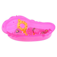 7pcs Set da Bagno con Vasca e Giochi Per Ragazze, Mobili Per Casa delle Bambole 1/6