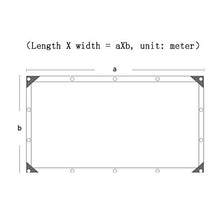Jonist - Rete ombreggiante con Occhielli Isolamento Termico per Copertura per Piante Parasole per Auto da Esterno Patio o Cuccia (Colore: Grigio, Dimensioni: 1x15m)