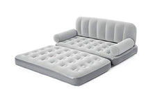 Bestway Divano 3 Posizioni in 1, PVC, Grigio, 188 x 152 x 64 cm