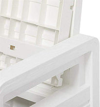Baule da Giardino, Scatola di stoccaggio del ponte Panca del torace per mobili da esterno, stoccaggio bianco-esterna-stoccaggio esterna scatola-deck-deck-shoot-stoccaggio da esterno Panco-patio decora