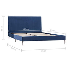 SKM Giroletto Blu in Tessuto 120x200 cm (25kg) Blu-0952