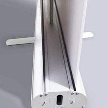 WAWB Schermo di plastica Trasparente di Protezione igienica Protettiva Pop Up Roller Banner Tutti in Lega di Alluminio 80cm * 200cm per Ufficio, Negozi, Ristorante, Aula, Palestra, Salone (Argento)