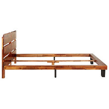 FAMIROSA Giroletto con Bordi Vivi in Legno Massello di Acacia 160 cm