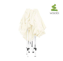 wasabi Gazebo pieghevole 3 x 3 m Classic beige da giardino, terrazza, campeggio, spiaggia