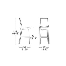 Scab Design Set 2 sgabelli Glenda Colore Trasparente