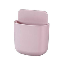 Queen.Y - Contenitore per telecomando da parete, per cucina, camera da letto, bagno, soggiorno, rosa