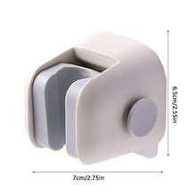 shunbang yuan Doccia Supporto della Testina Regolabile soffione Staffa a Parete di plastica fissato al Bagno Hanger, Bianco
