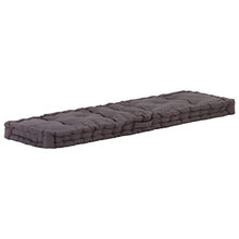 OUSEE Cuscini per Pallet e Pavimento 2 pz in Cotone Antracite