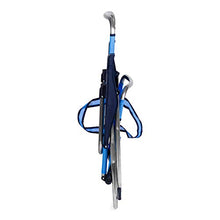 Solenny 50001072720118 – Sedia da spiaggia, letto alta 4 posizioni con manici con stabilizzatori, colore: blu