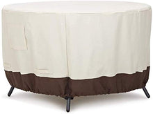 N / A Copre mobili da Giardino, Tavolo da Giardino, coperture Impermeabili, Robusto 420D Oxford Coperto Set Tabella di Patio di mobili da Giardino Rotondo, Diverse Misure,240x60.