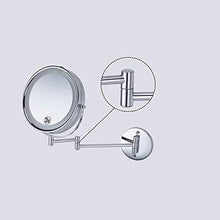 Specchio Specchi di Trucco con Luce a LED, Muro per vanità 5X Specchi da Bagno oscuranti