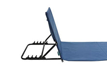 Homecall 30120 Lettino, olefina, Blu, 197 x 58 x 58 cm