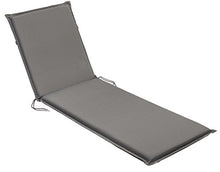 sleepling 193932 Cuscino per lettini da Giardino, 190 x 58 x 6 cm, Grigio
