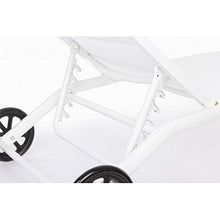LETTINO CLEO C-RUOTE BIANCO
