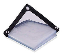 CXF Telone Trasparente Telone Occhiellato Impermeabile Trasparente, Occhielli, Esterno, Cortile, Copertura Vegetale, La Dimensione può Essere Personalizzata (Size : 3x3m)