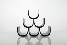 Alessi Noè GIA13 B - Portabottiglie di Design in Resina Termoplastica, Nero