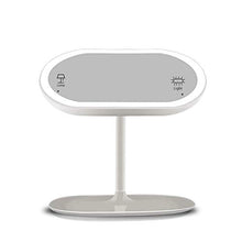 Specchio per Il Trucco, Specchio Comò, Specchio da Appoggio, Specchio Cosmetico Illuminato, Ricaricabile, Sensore Separato Rimovibile, Portatile, Regolabile, 360 °