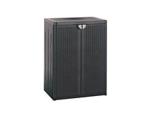 Home Mobile Basso Rattan, Nero