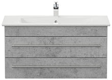 Mobile bagno con lavabo Villeroy & Boch Venticello 100cm grigio cemento