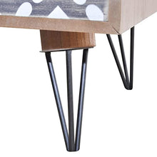 Comodino, comodino, camera da letto, comodino, comodino, comodino con 3 cassetti, per camera da letto, bagno, soggiorno, marrone
