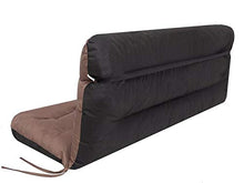 TS Cuscino per panca da giardino, 150 x 60 x 50 cm, colore: marrone