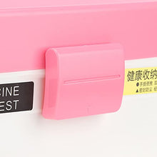 Cassetta dei medicinali a più strati in plastica portatile durevole per la casa cassetta dei medicinali Kit di pronto soccorso(2#)